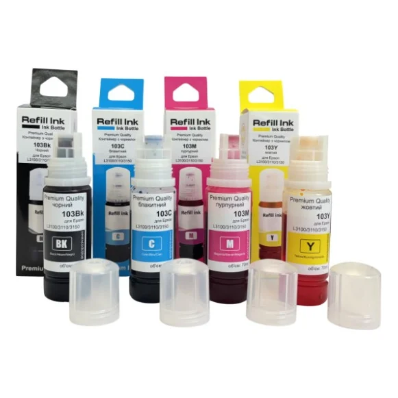 Чорнило Premium Quality Epson 103 SET B/C/M/Y 4х70ml C13T00S64A (70264948)