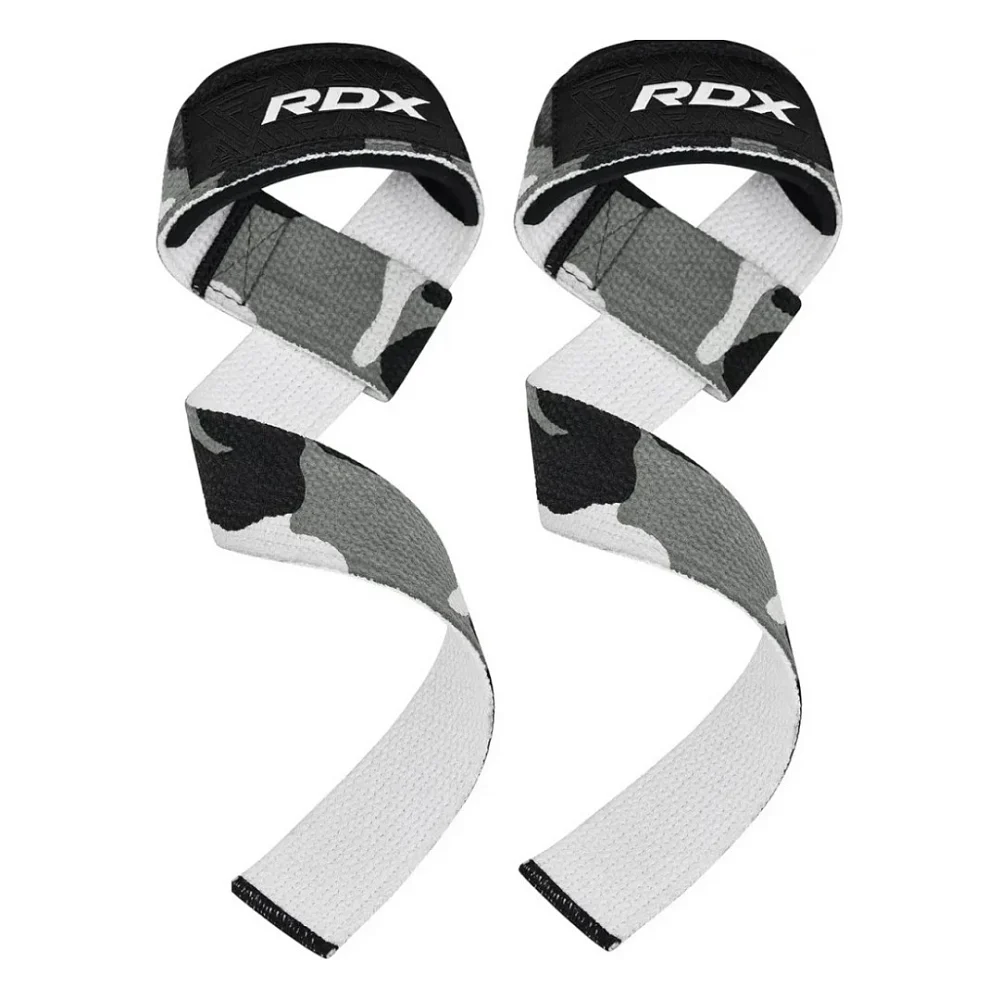 Кистьові лямки RDX W1 Gym Single Strap Camo Gray Plus (WAN-W1CG+)