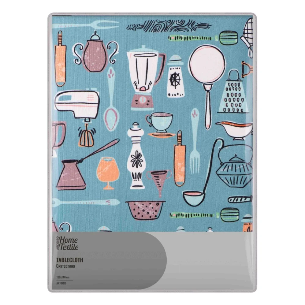 Скатертина Ardesto Cookery 90% поліестер, 10% бавовна 140х180 см (ART08CK)