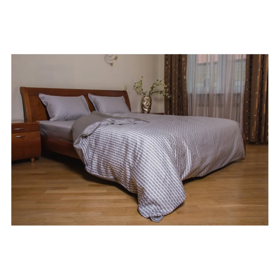 Підковдра Billerbeck DAISY сатин кедрово-зелений 205х225 см (CN3730010UA2 113 AL)