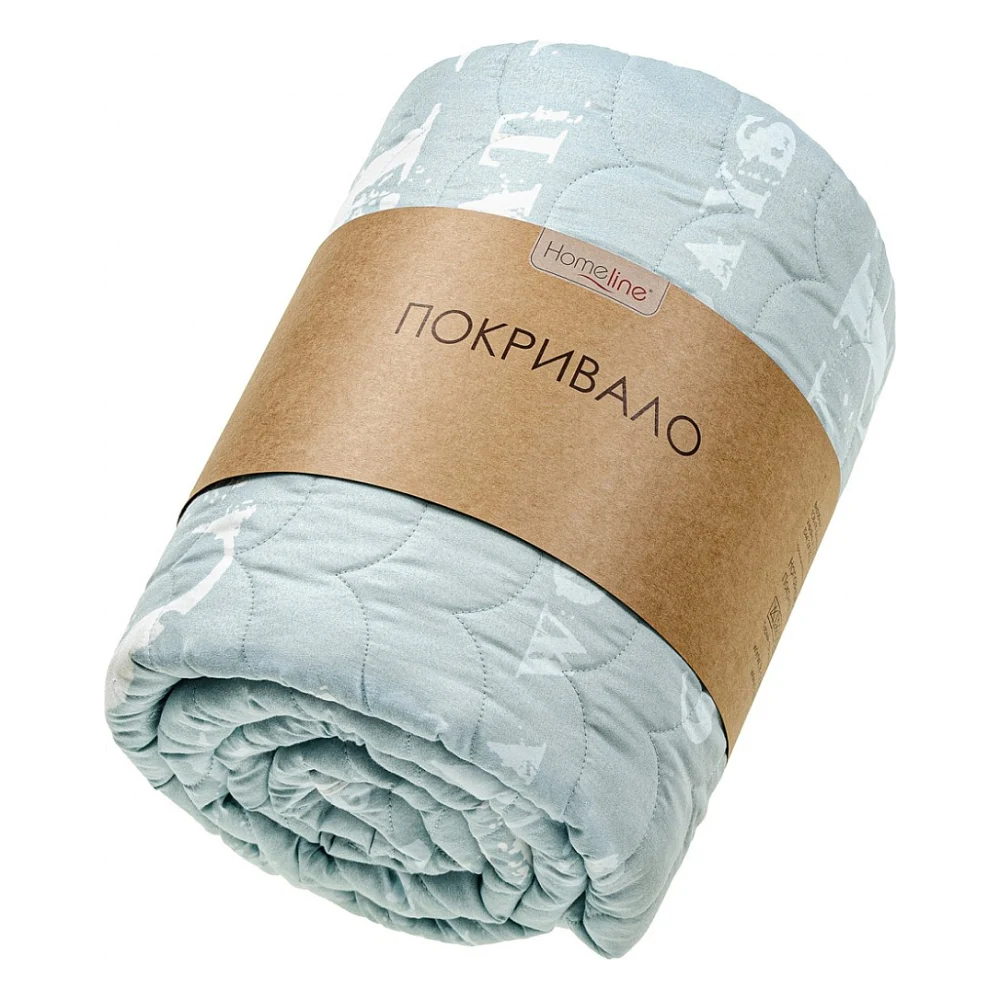 Покривало Home Line стьобане (ментол) 210х240 (183986)