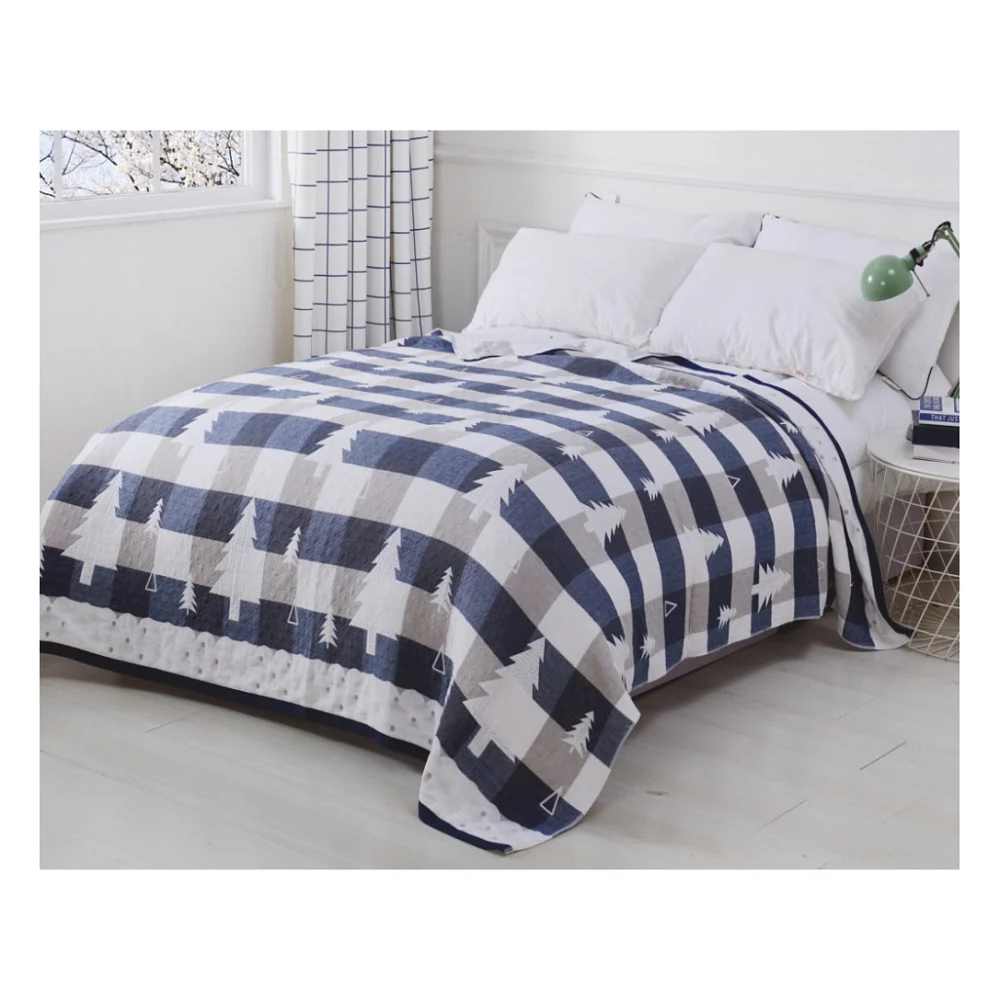 Покривало Home Line Ялинка 150х200 Синє (137647)