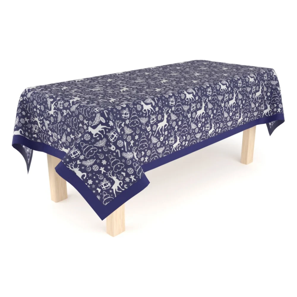 Скатертина Home Line синій, 140х220 см (159428)