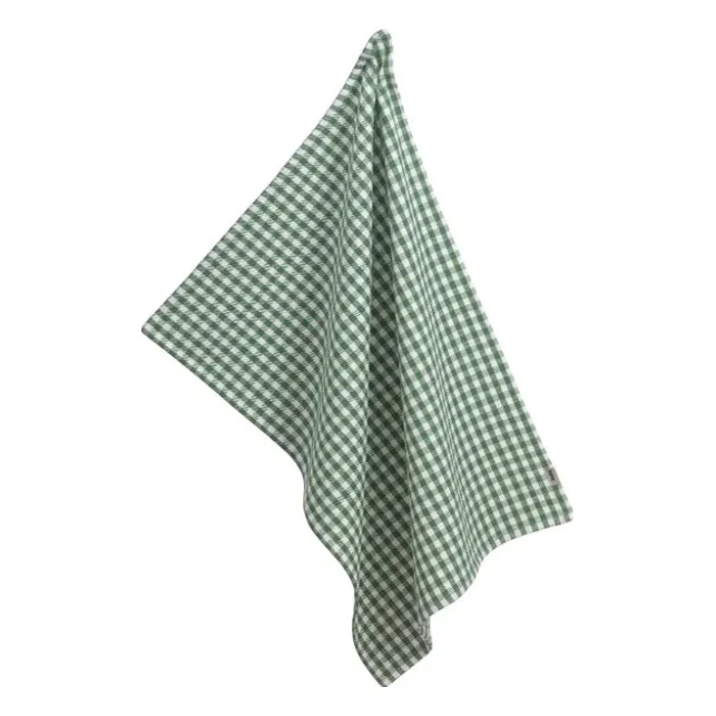 Рушник Kela кухонний Cora, 70x50 см, зелений в клітинку (12823) (00000024660)