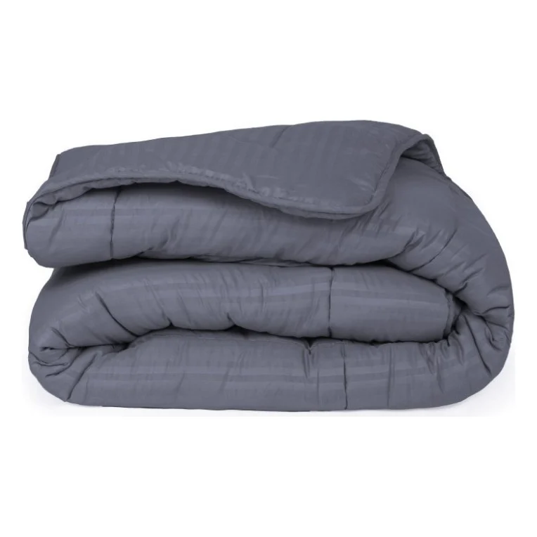 Ковдра MirSon зимова Шовкова Супер Тепла №9003 Eco Light Gray 220x240 см (2200005993521)