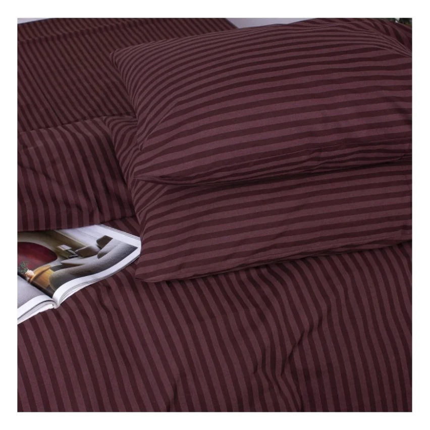 Наволочка MirSon Ranforce Elite 17-0617 Stripe Brown 50х70 см (2200008202101) — фото 5