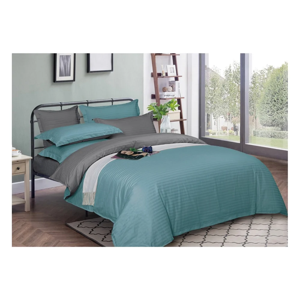 Підковдра MirSon Satin Stripe 30-0015 + 30-0011 Skylly 220х240 см (2200005261255)