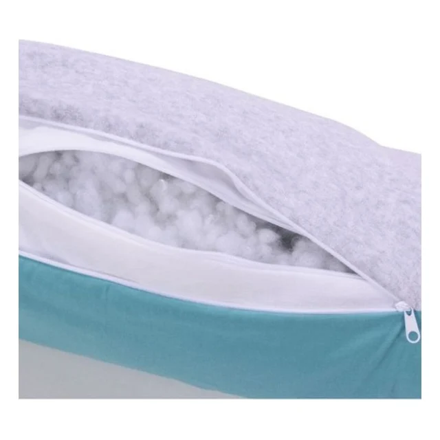 Подушка Верес для годування "Comfort Long Velour grey-tiffany" 170*52 (302.01.3) — фото 5