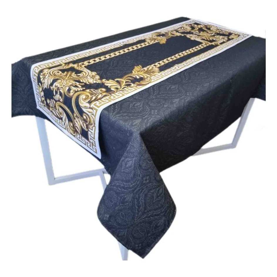 Скатертина Прованс Baroque Black 136х180 см (4823093437784)