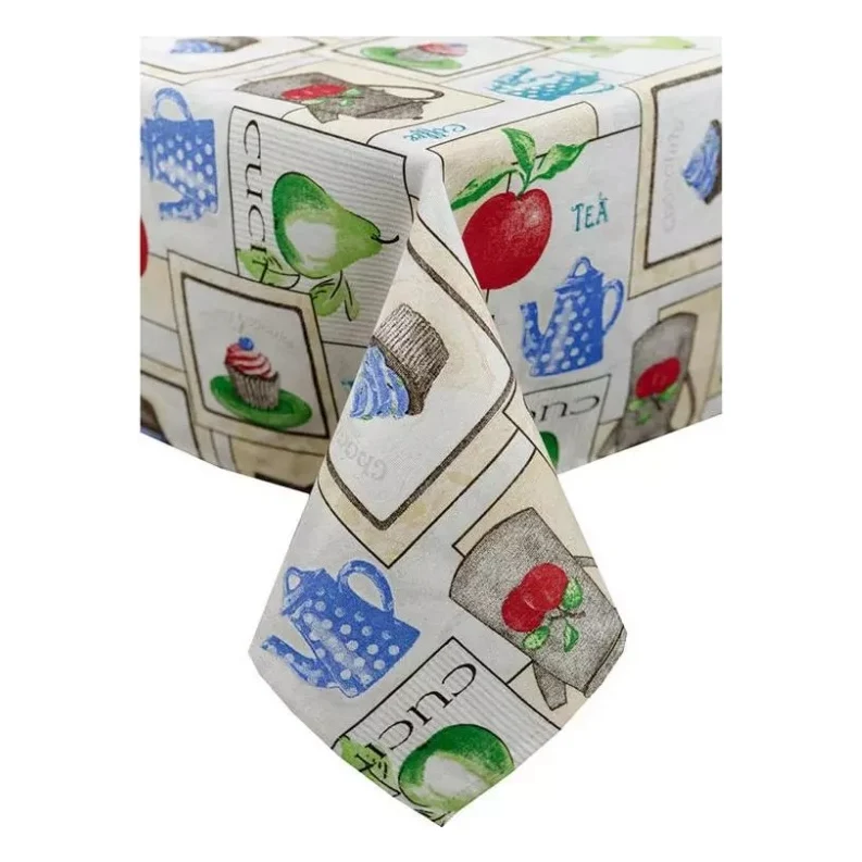 Скатертина Прованс CUPCAKE blue 180х136 (035621)