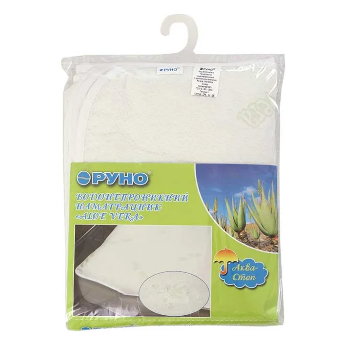 Наматрацник Руно Водонепроникний на гумці Aloe Vera 160х200 см (827Aloe Vera) — фото 6