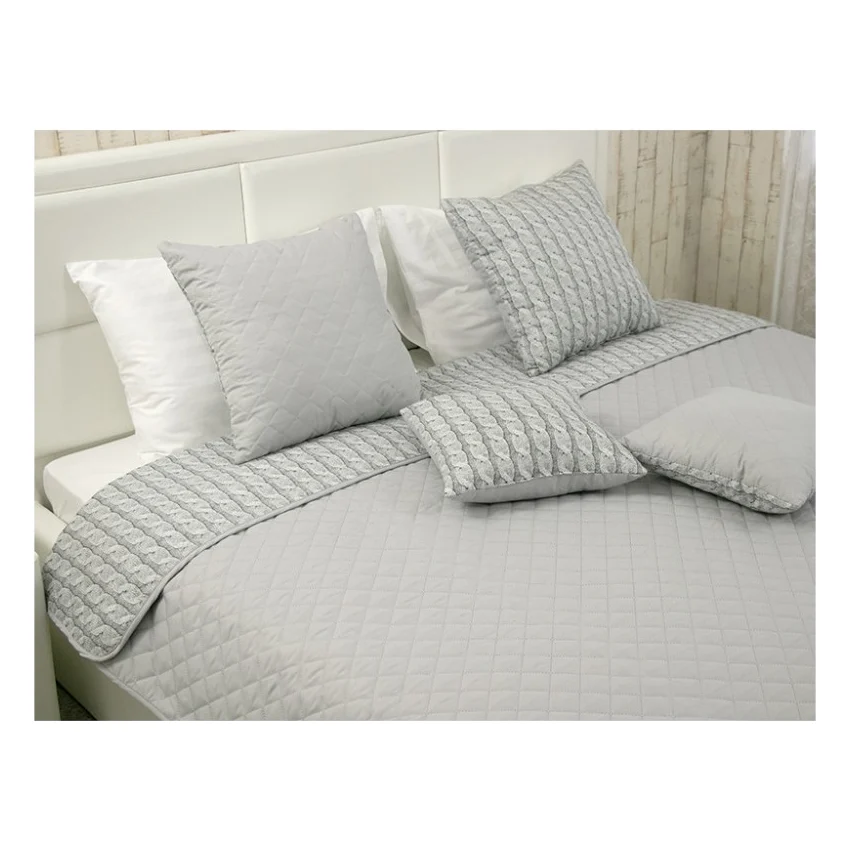Покривало Руно декоративне Grey Braid 150х212 см (Р360.52_Grey Braid) — фото 6