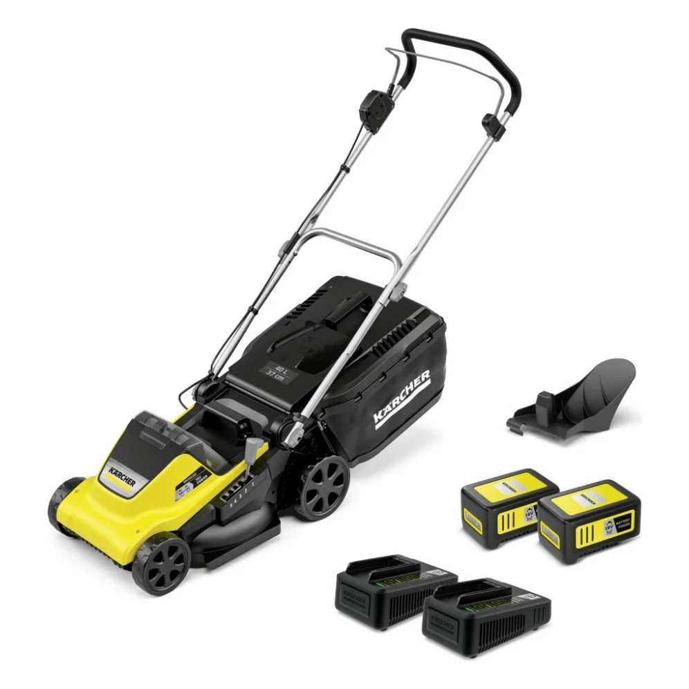 Газонокосарка Karcher LMO 4-18 Dual 18V, акб 1х5А·год 37см, 25-65мм (1.445-421.0)