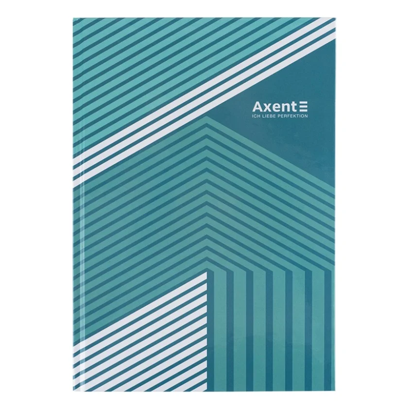 Книга записна Axent Lines А4, 96 аркушів, клітинка, зелена (8422-582-A)