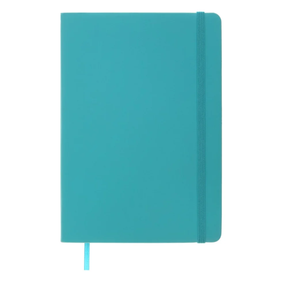 Книга записна Buromax TOUCH ME А5 96 аркушів лінія, бірюзовий (BM.295202-35)