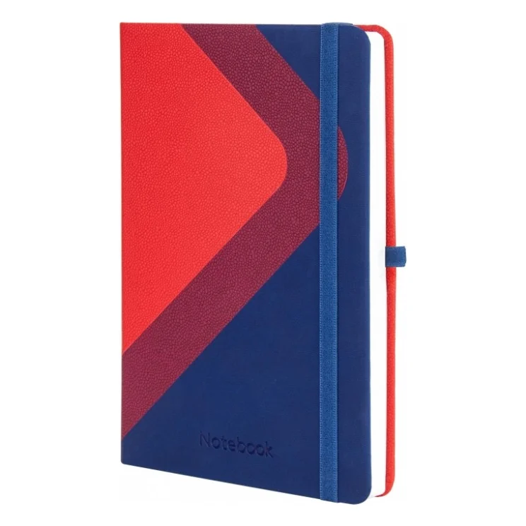 Книга записна Optima А5 COMBI-2, тверда обкладинка, гумка, лінія (O20125-02)