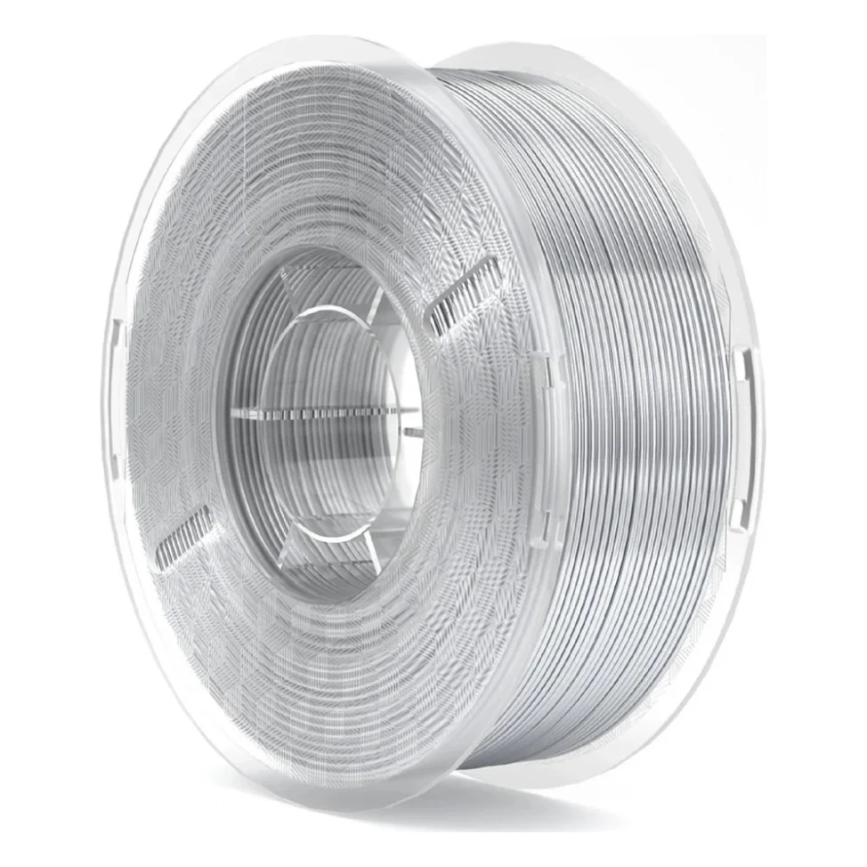 Пластик для 3D-принтера ELEGOO PLA silk gloss 1кг, 1.75мм, silver (50.203.0111)