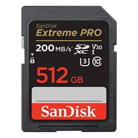 Карта пам'яті SanDisk 512GB SD class 10 UHS-I U3 V30 Extreme PRO (SDSDXXD-512G-GN4IN)