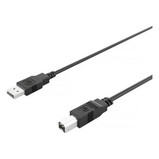 Кабель для принтера USB 2.0 AM/BM 3.0m black HP (DHC-PT100-3M) — фото 3