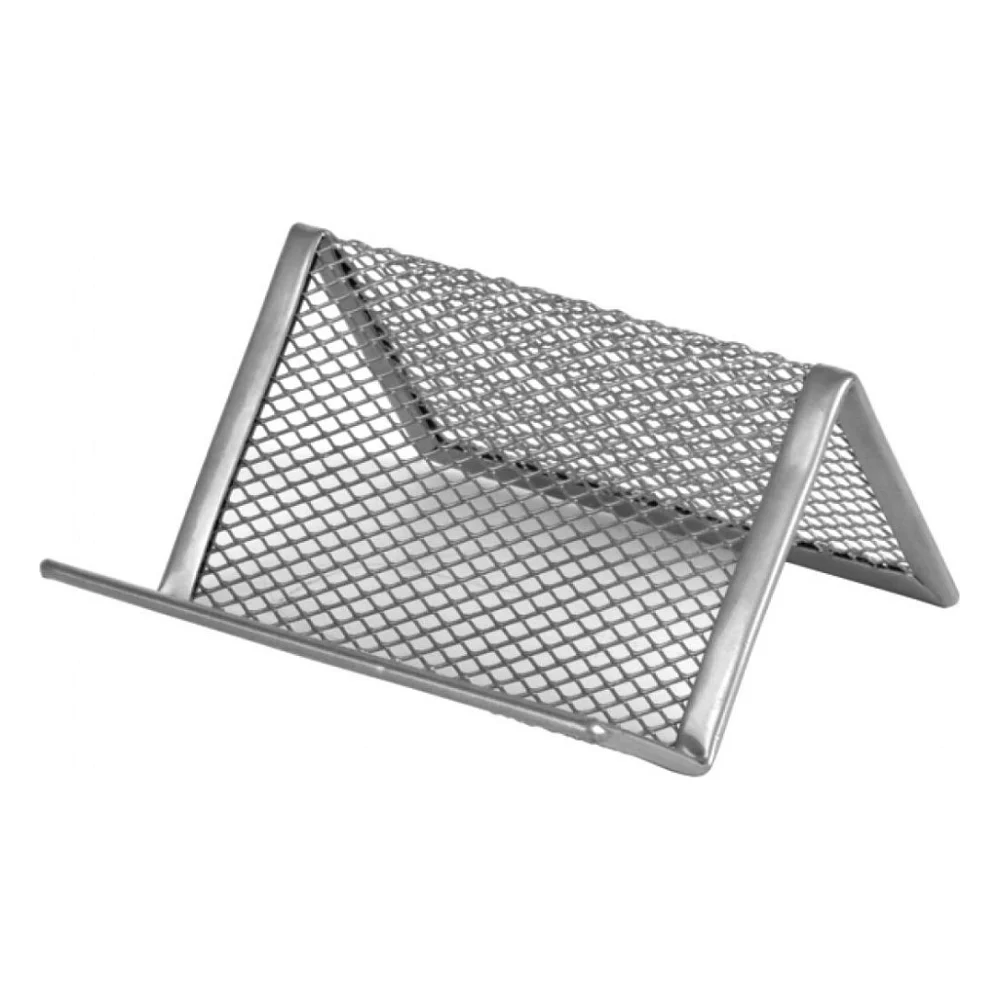 Підставка для візиток Axent 95x80x60мм, wire mesh, silver (2114-03-A)