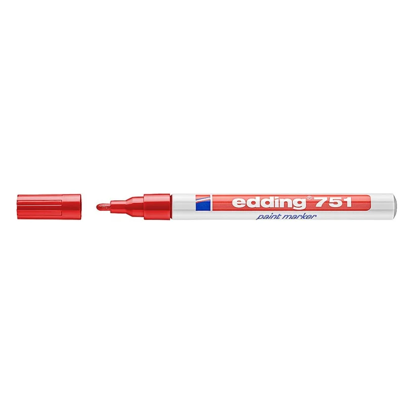Маркер Edding Paint 1-2 мм круглий червоний (e-751/02)