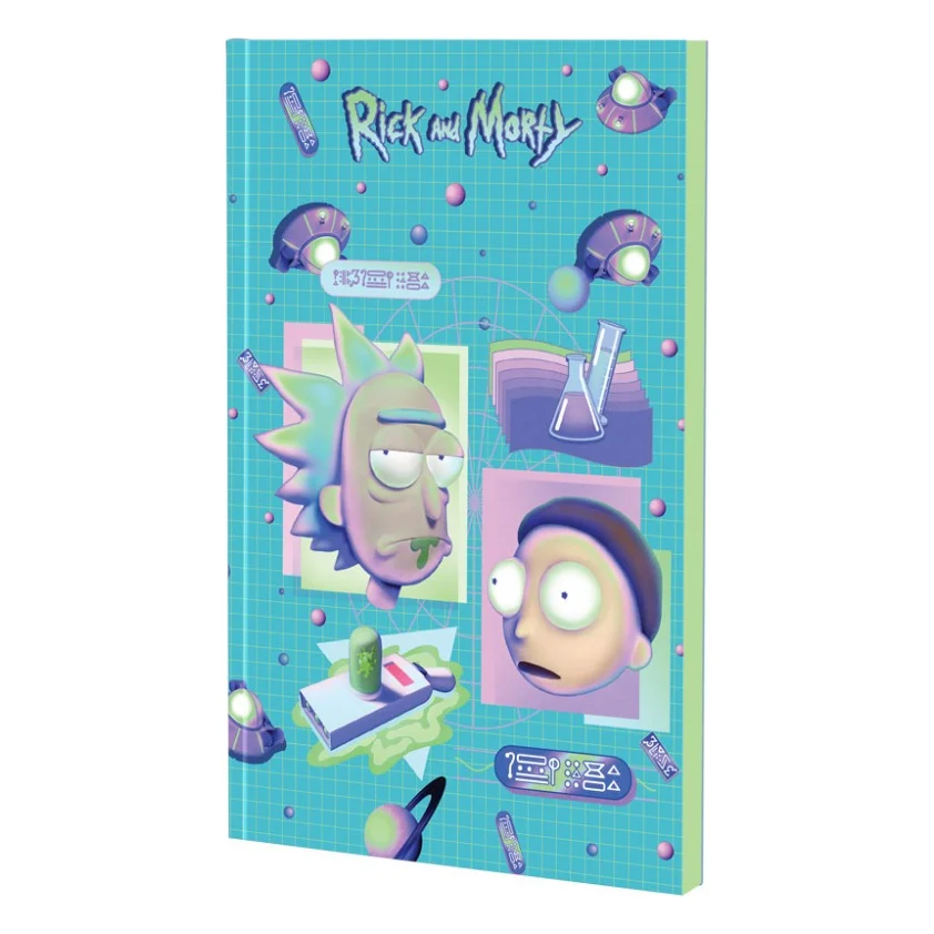 Блокнот Kite термобіндер Rick and Morty А5, 64 листи, нелінований (RM23-193-2)