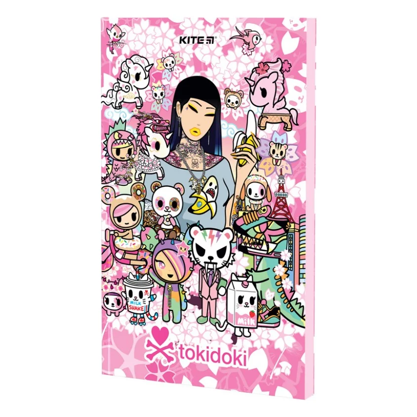 Блокнот Kite термобіндер tokidoki А5, 64 листи, нелінований (TK23-193-1)