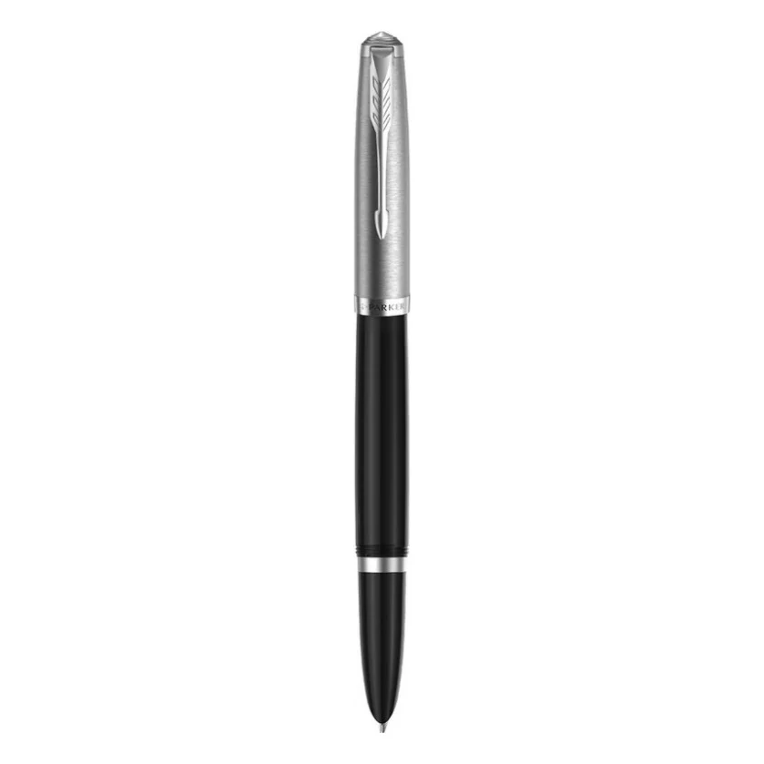 Ручка пір'яна Parker PARKER 51 Black CT  FP F (55 011)