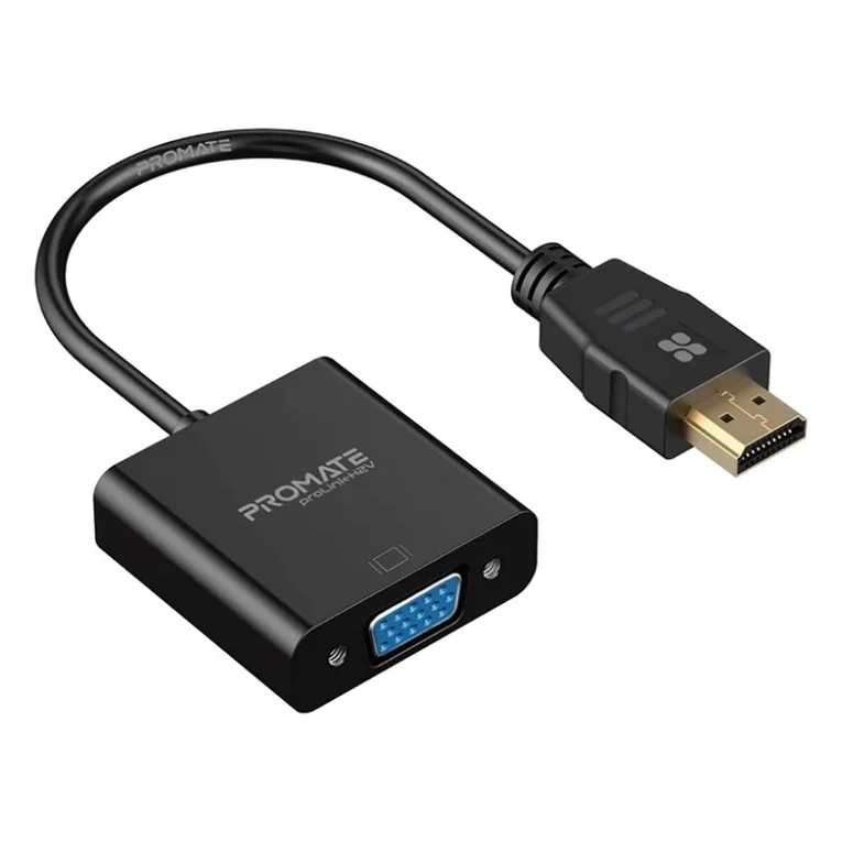 Перехідник HDMI to VGA black Promate (prolink-h2v.black)