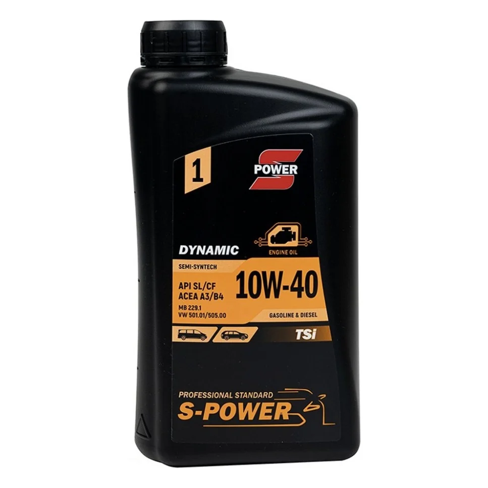 Моторна олива S-POWER DYNAMIC TSI 10W-40 1л