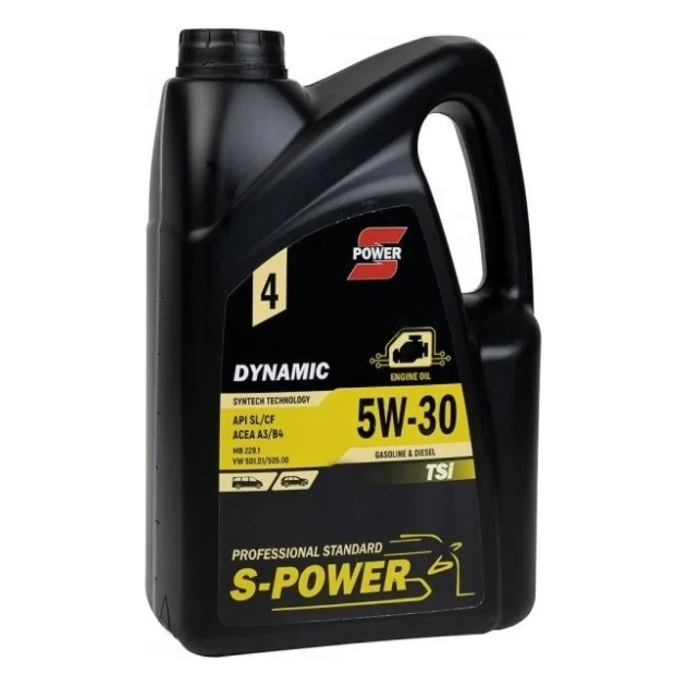 Моторна олива S-POWER DYNAMIC TSi 5W-30 4л