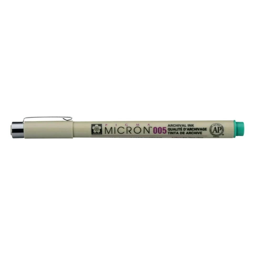 Лайнер Sakura PIGMA MICRON (0.05) 0,2мм, Зелений (084511318434)