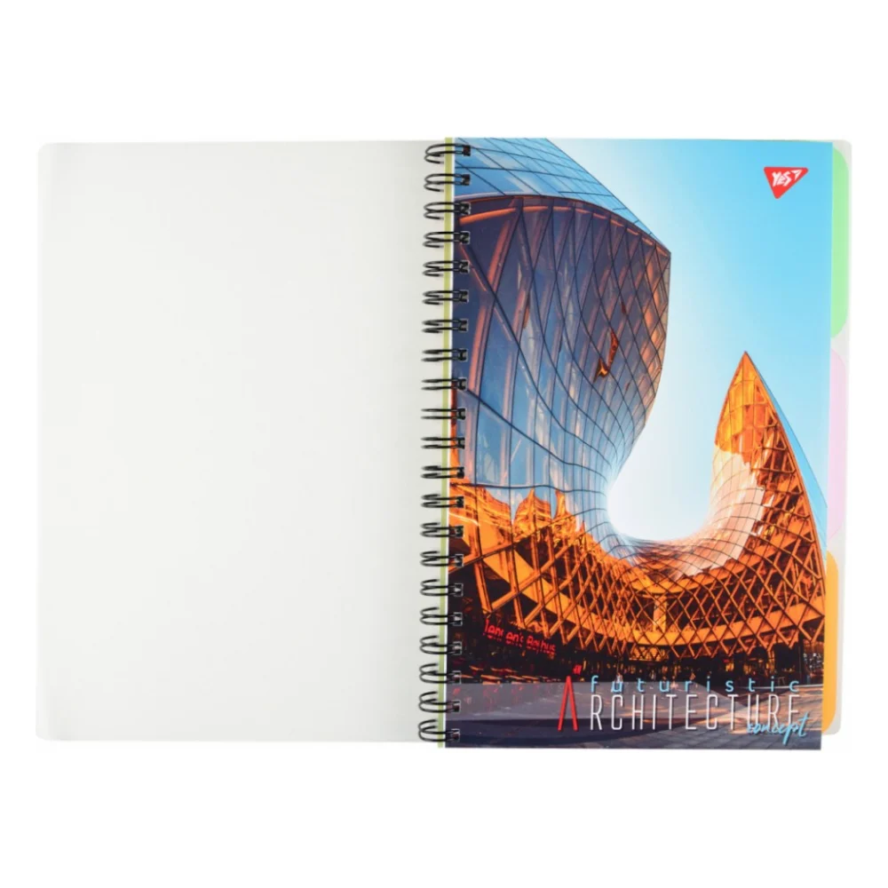 Блокнот Yes А4 Futuristic architecture 144 аркуша пластикова обкладинка (681945)