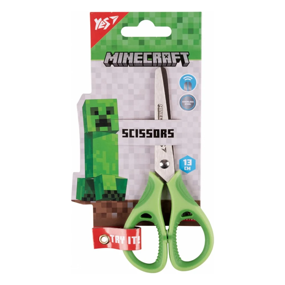 Ножиці Yes Minecraft 13см з гумовими вставками (480430) — фото 4
