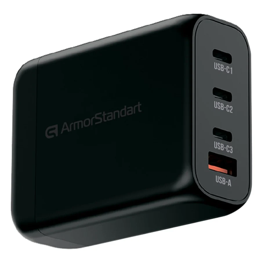 Зарядний пристрій Armorstandart ARP-131 Resolute Power USB-C 100W GaN Black (ARM70024)