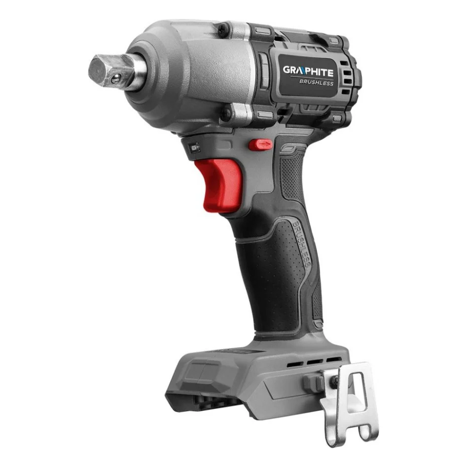 Гайковерт Energy+ 18V, безщітковий, 2600об/хв, 450Нм, 1/2", 3 швидкості, 1.24кг (без АКБ та ЗП) Graphite (58G038) — фото 7