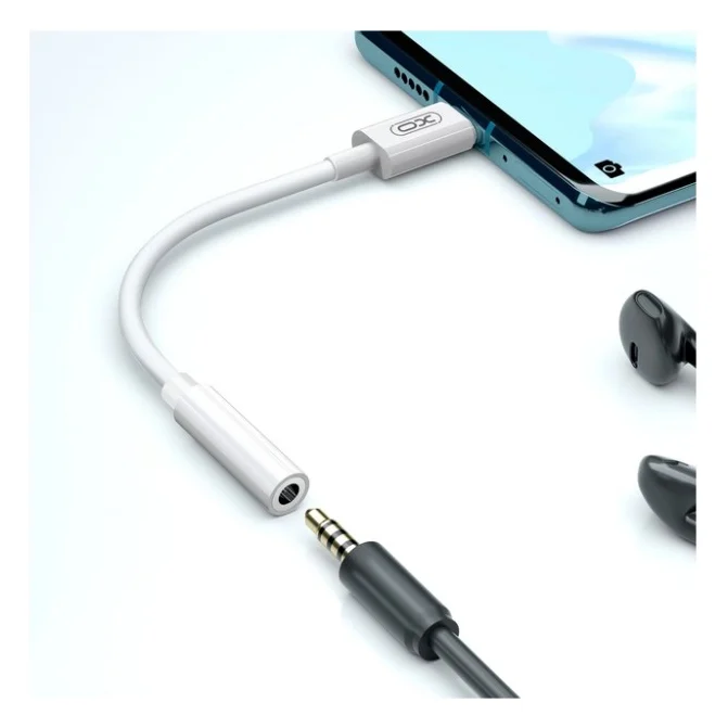 Перехідник USB-C to 3.5mm M XO (NB-R161.white) — фото 4