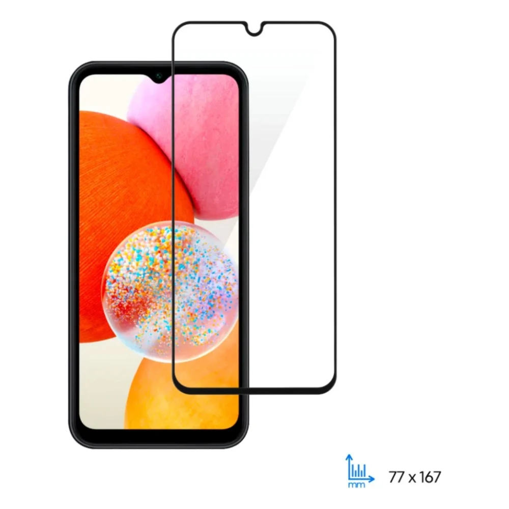 Скло захисне 2E Samsung Galaxy A14 (A145F) 2.5D FCFG black (2E-G-A14-SMFCFG-BB)