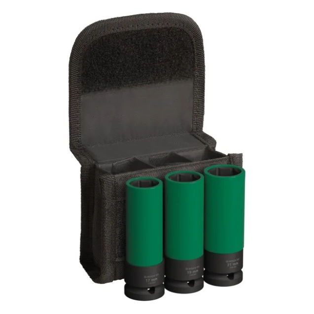 Набір головок Bosch Professional ударних торцевих Extra Deep 3шт, 1/2" 85мм (2.608.003.033)