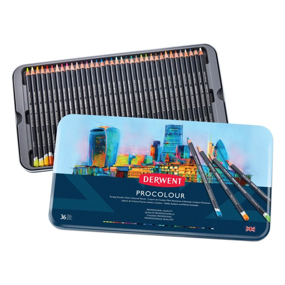 Олівці кольорові Derwent Procolour, 36 кольорів (5028252514651)