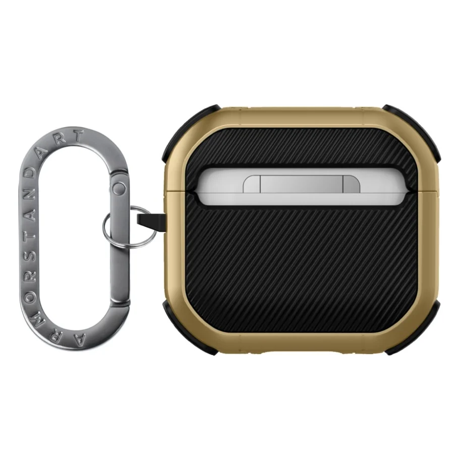 Чохол для навушників Armorstandart Panzer для Apple Airpods 4 Gold (ARM82555) — фото 2