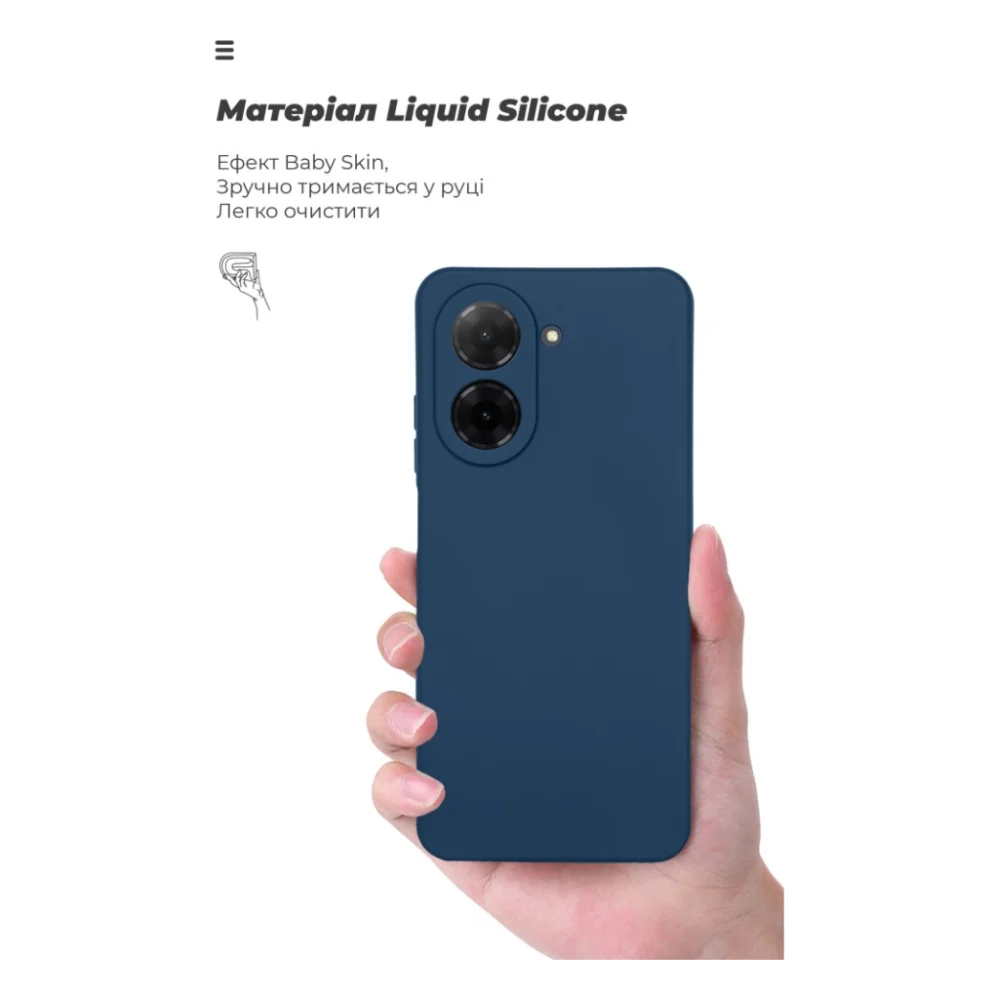Чохол до мобільного телефона Armorstandart ICON Xiaomi Redmi A5 4G Camera cover Dark Blue (ARM85949) — фото 7