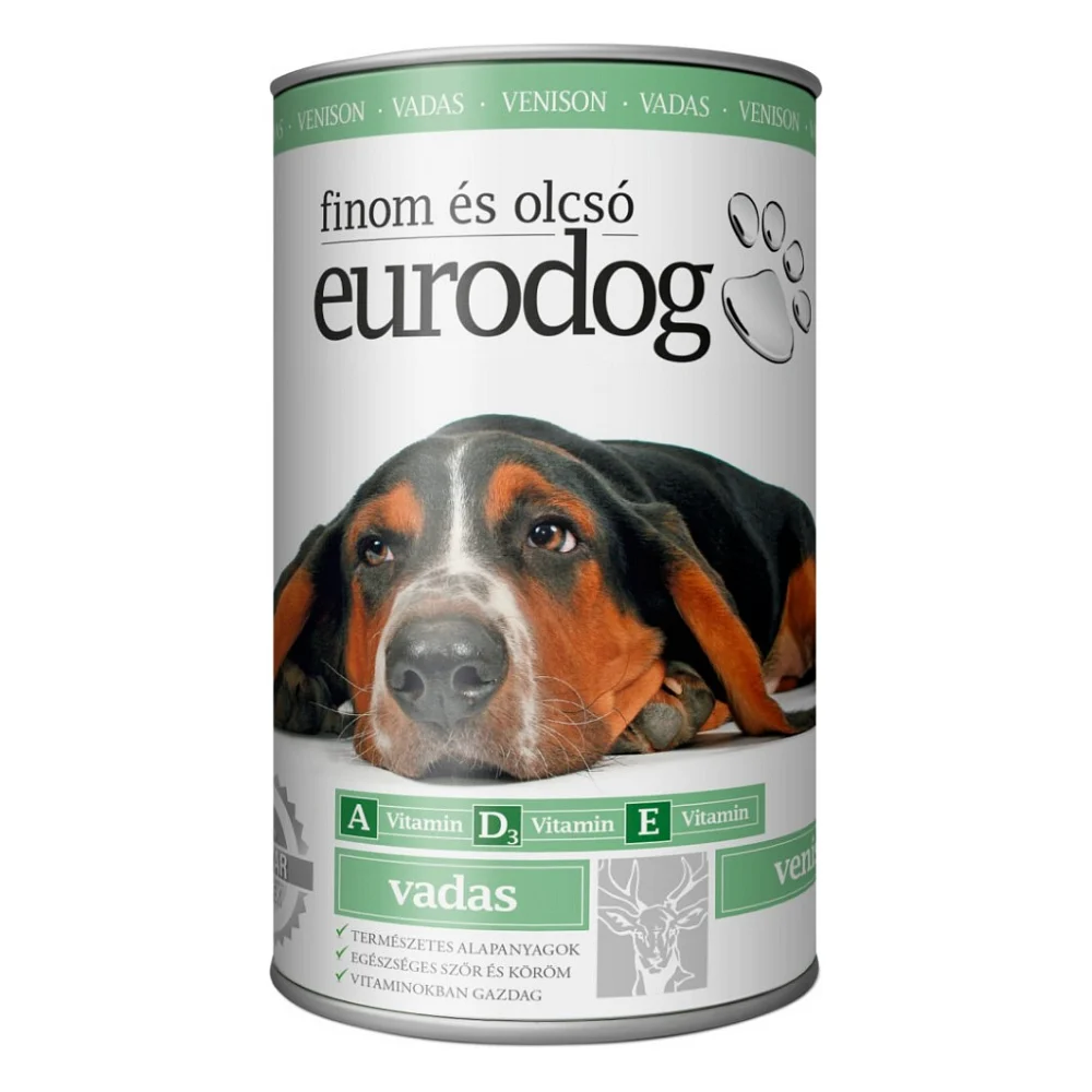 Консерви для собак EuroDog Venison 1.24 кг (5999886848026)