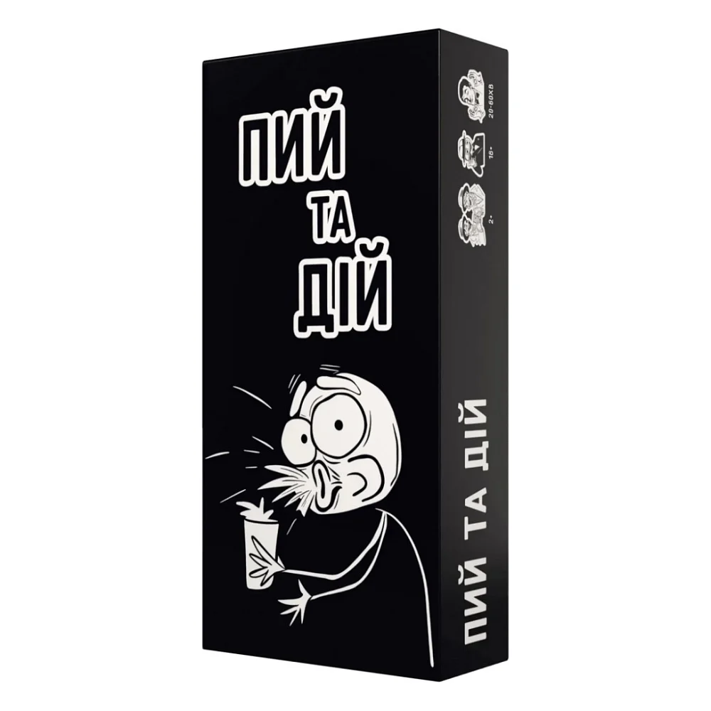 Настільна гра 18+ Bombat game Пий та Дій (укр.) (80048)