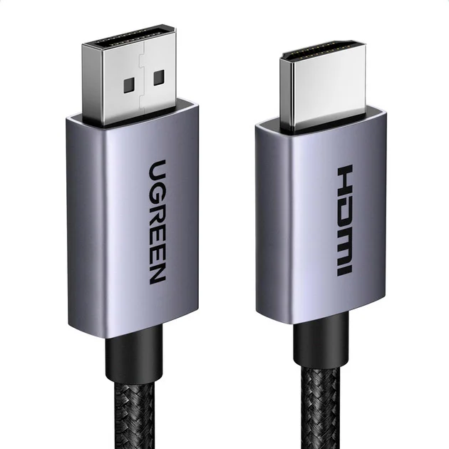 Кабель Ugreen DP125 DisplayPort to HDMI 2.0 4K@30Hz 3m Black (35843)