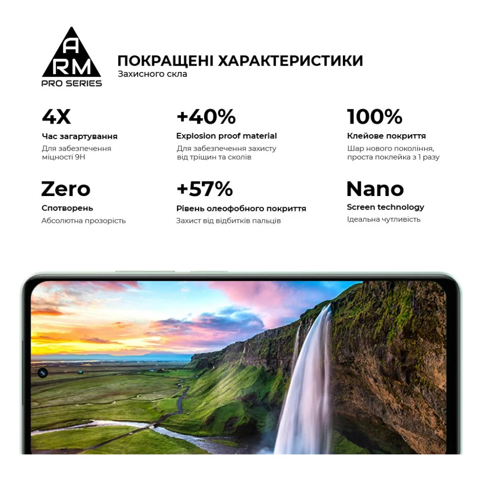 Скло захисне Armorstandart Pro Realme 14x 5G Black (ARM83557) — фото 5