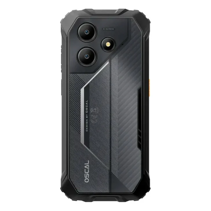 Мобільний телефон Oscal Marine 2 8/256GB Black — фото 3