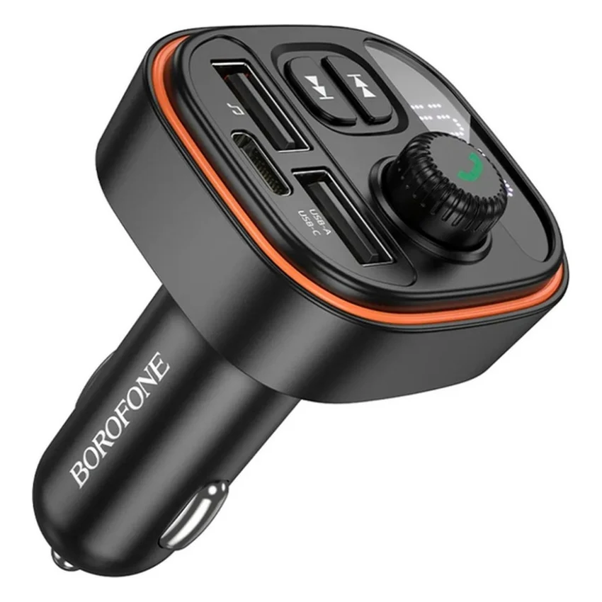 FM модулятор BOROFONE BC59, Black, Box — фото 3