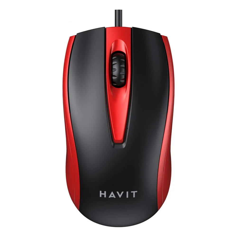 Мишка Havit HV-MS871 USB Red (6939119020293)