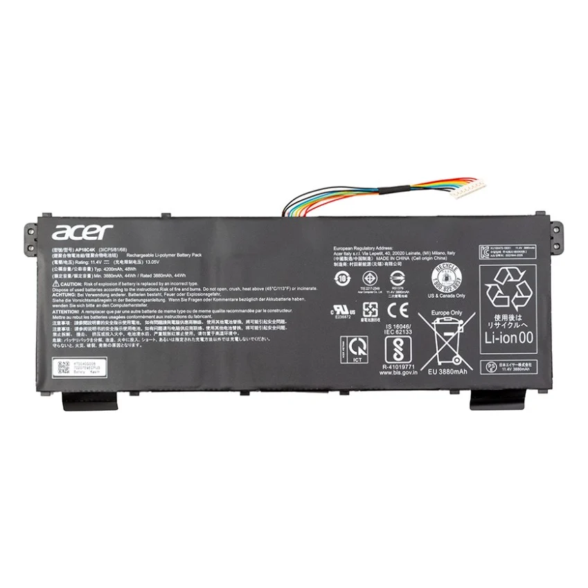 Акумулятор до ноутбука Acer Aspire 5 A515-43G (AP18C4K) 11.4V 4200mAh (NB410729)